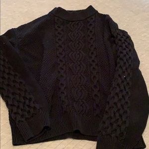 UO black knit sweater